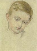 Joseph E.Southall Head of a Boy oil painting on canvas